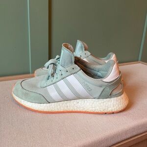 adidas I-5923 Women's Mint Green and White Sneaker
